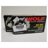 (2) Wolf Performance Ammo 308 WIN Copper Jacketed