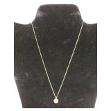 14KT Gold Necklace W/pearl Pendant