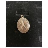 Sterling Silver Saint Christopher "Protect Me"