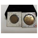 (2) Coins - English WW2 & Historic York