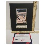 Autographed Photo Of Mickey Mantle "Hall Of Fame