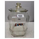 Vintage Lance Glass Jar