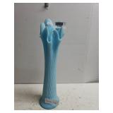 Blue Fenton Vase