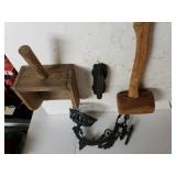 Wooden Scoop, Mallet & More