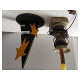 Wooden Wizards Hat & Star Lamp