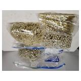 Gold & Silver Beads, Gold Icicle Ornaments