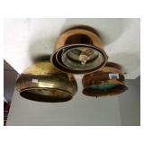 Assorted Copper & Gold Pots