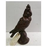 1800s Cast Iron Parrot Door Stop