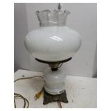 White Victorian Style Lamp