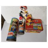 Tinkertoy Toys, Walt Disney Figures, Vintage