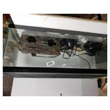 Large Aquarium With Lights & More