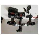 Assorted Craftsman Drills & Batteries