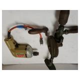 Black & Decker Drill & Vintage Hand Drill