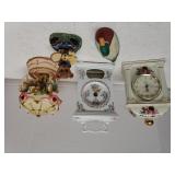 Formalities Glass Clock, Plastic Carousel,