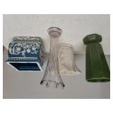 Assorted Glass Flower Vases