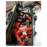 Canvas Storehouse Bag with Black & Decker Drill &