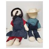 Faceless Amish Dolls
