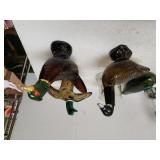 Avon Decorative Glass Fowl Figures,  Glass candle