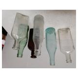 Assorted Vintage Glass Bottles
