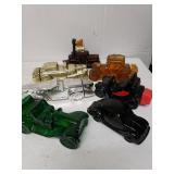 Assorted Avon Car & Boat Decorative Glass Filled