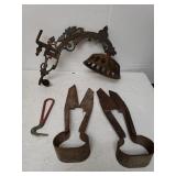 Vintage Outdoor Decor,  Trimming Scissors & Hoof