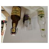 Plastic Hard Rock Cups, Landmark Lager Bottle,