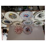 Assorted Decorative Plates (9)