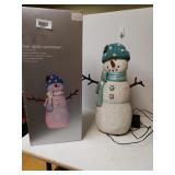 Fiber Optic Snowman