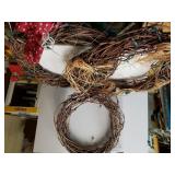 Handmade Stick Light Up Wreaths Stick Wreath