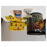 Rooster Canister With Lids, Boat Trophy, School