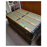 Green/tan Wooden Chest