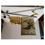 Patriotic Trash Can, Reachers(2), Multi Outlet