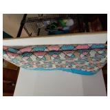 Pink/Teal Colored Handmade Quilt