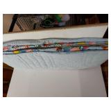 Baby Blue & Assorted Colored Handmade Quilt