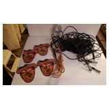 Microphone Cables And (4) Rolling Stones Key