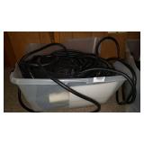 Storage Tote Of Cables And More
