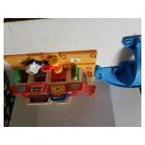Fisher Price Main Street, Mailcar, Tractor, Ramp