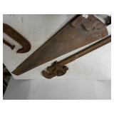 Industrial Wrench, Saw, Table Bracket