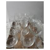 Assorted Glass Stemware
