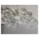 Glass Candle Holders