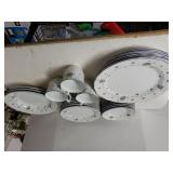 Purple Flowered Mikasa China-cups, Saucers,