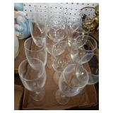 Assorted Glass Stemware