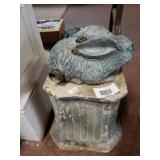Stone Garden Rabbit Sprinkler