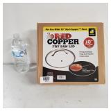 Red Copper Fry Pan Lid, Brand New