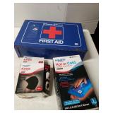 First Aid Case, Knee Support, Compress