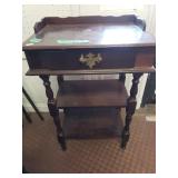 Side Table W/2 Shelves