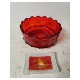 Ruby Coin Bowl & Ashtray