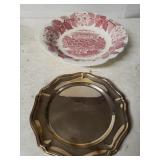 Decorative Bowl & 25th Anniversary Plate