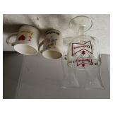 Coffee Mugs, Budweiser & Dave