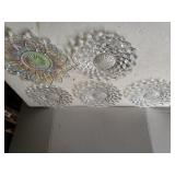 Assorted Beveled Glass Plates